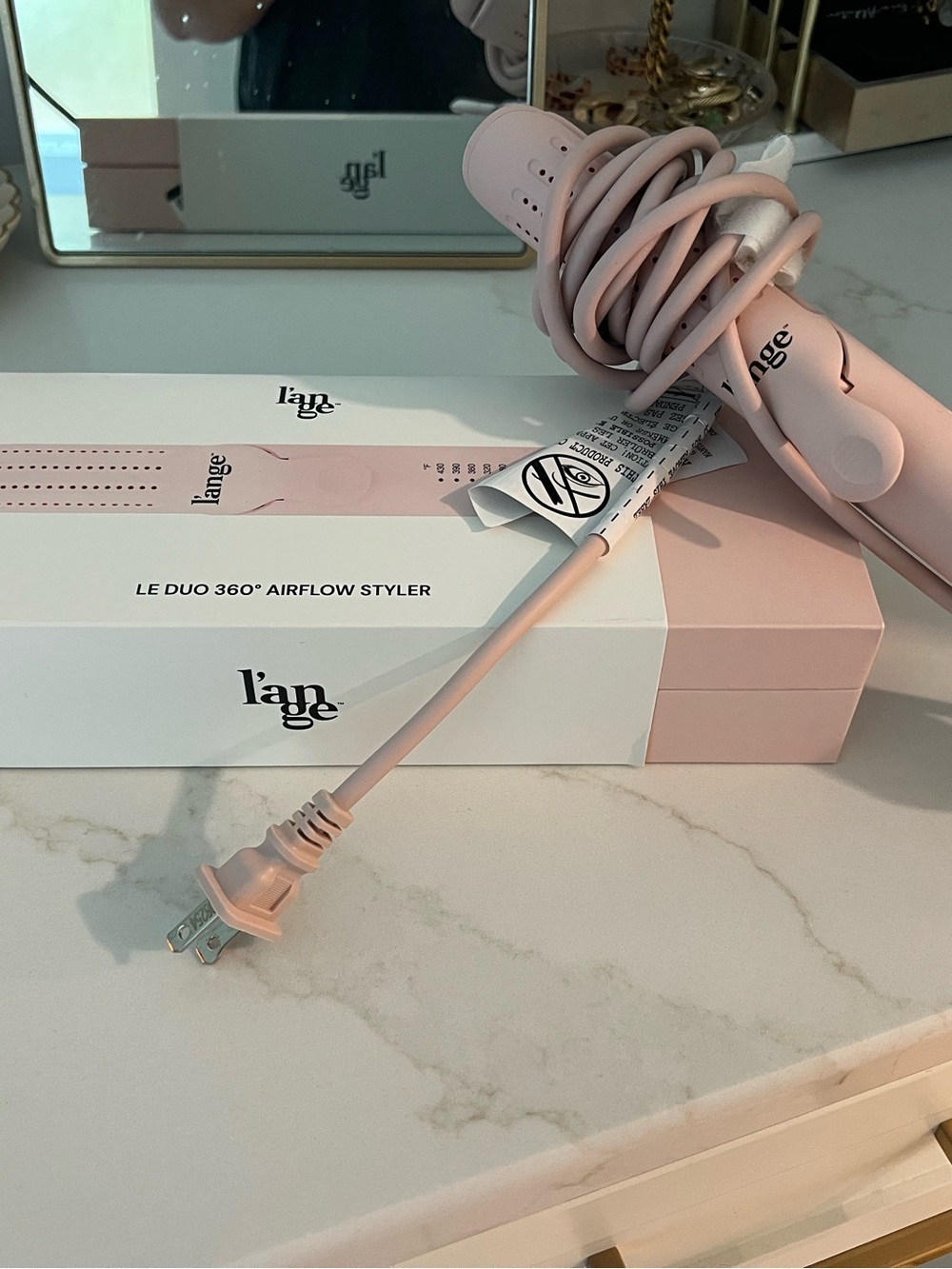 Lโange Pink Duo 360ยฐ Airflow Styler